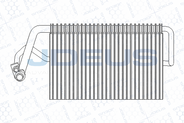 Evaporator, aer conditionat M-917047A JDEUS