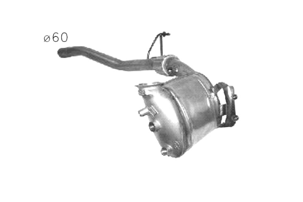 Filtru funingine/particule, sist.de esapament 04.15005 ASSO