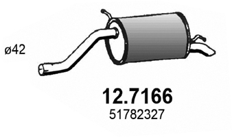 Toba esapament finala 12.7166 ASSO