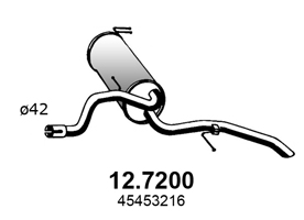 Toba esapament finala 12.7200 ASSO