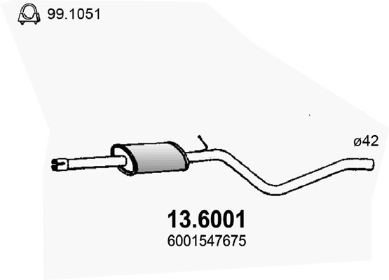 Toba esapamet intermediara 13.6001 ASSO