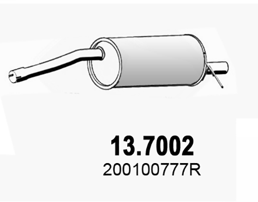 Toba esapament finala 13.7002 ASSO