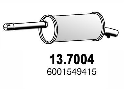 Toba esapament finala 13.7004 ASSO