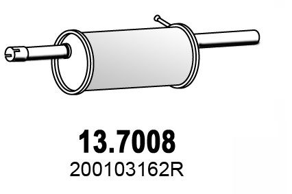 Toba esapament finala 13.7008 ASSO