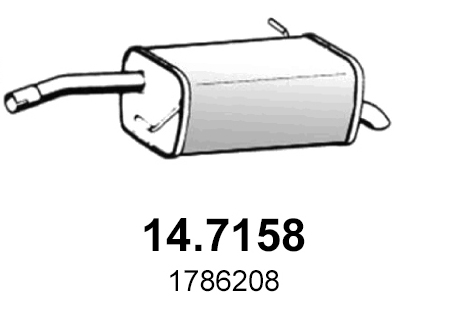 Toba esapament finala 14.7158 ASSO
