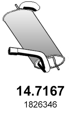 Toba esapament finala 14.7167 ASSO