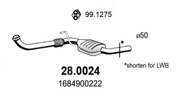Catalizator 28.0024 ASSO