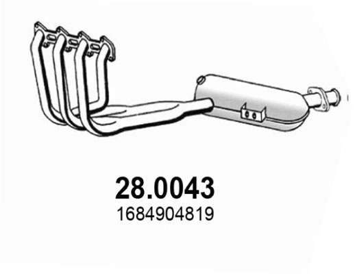Catalizator 28.0043 ASSO