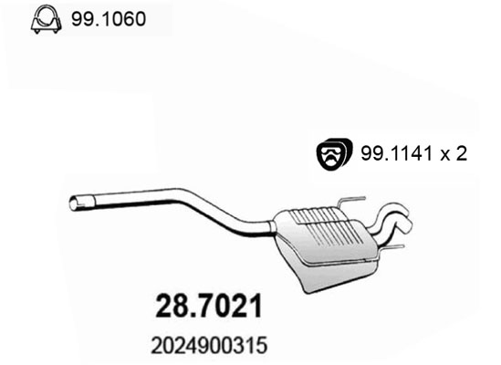 Toba esapament finala 28.7021 ASSO