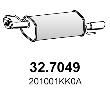 Toba esapament finala 32.7049 ASSO