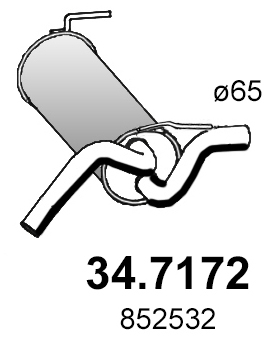 Toba esapament finala 34.7172 ASSO