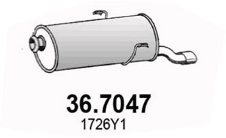 Toba esapament finala 36.7047 ASSO