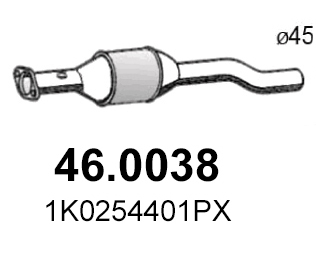 Catalizator 46.0038 ASSO