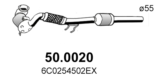 Catalizator 50.0020 ASSO