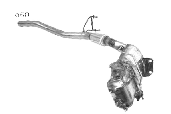 Filtru funingine/particule, sist.de esapament 50.15003 ASSO