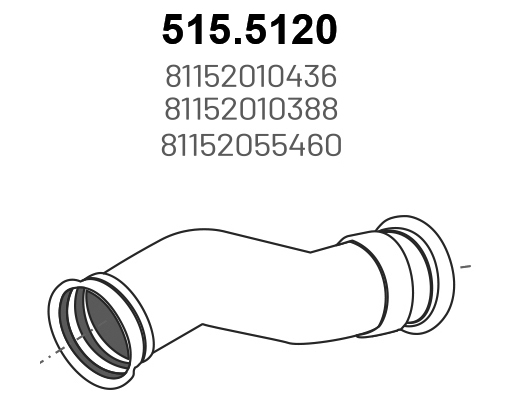 Racord evacuare 515.5120 ASSO