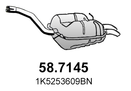 Toba esapament finala 58.7145 ASSO