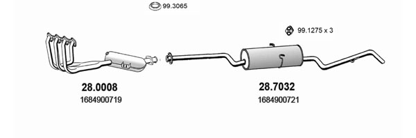 Sistem de esapament ART1449 ASSO
