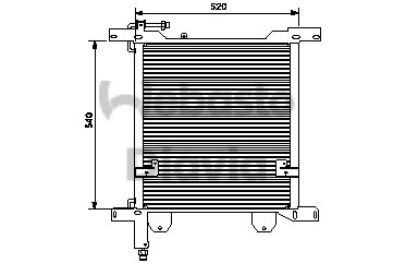 Condensator, climatizare 82D0225414A WEBASTO