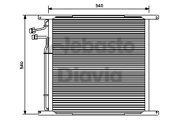Condensator, climatizare 82D0225415A WEBASTO