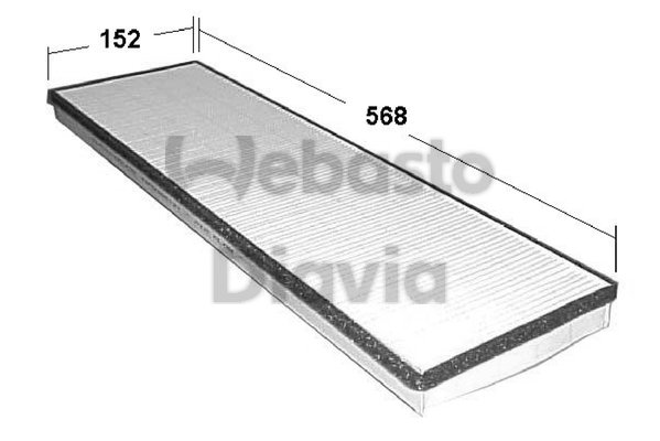 Filtru, aer habitaclu 82D0325121A WEBASTO
