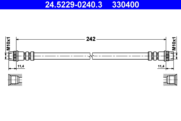 Furtun frana 24.5229-0240.3 ATE