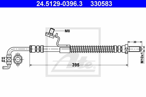 Furtun frana 24.5129-0396.3 ATE