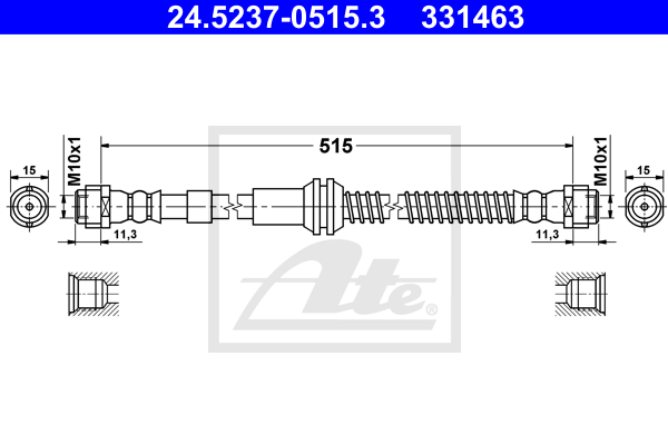 Furtun frana 24.5237-0515.3 ATE