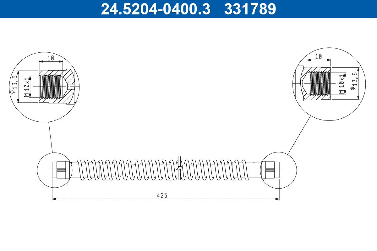 Furtun frana 24.5204-0400.3 ATE