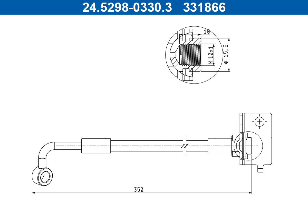 Furtun frana 24.5298-0330.3 ATE