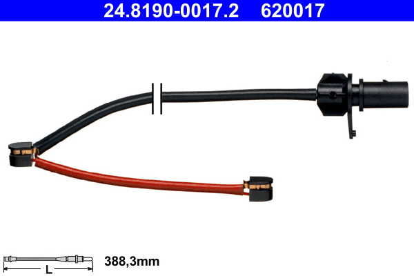 Senzor de avertizare,uzura placute de frana 24.8190-0017.2 ATE