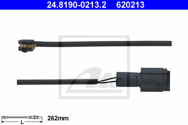 Senzor de avertizare,uzura placute de frana 24.8190-0213.2 ATE