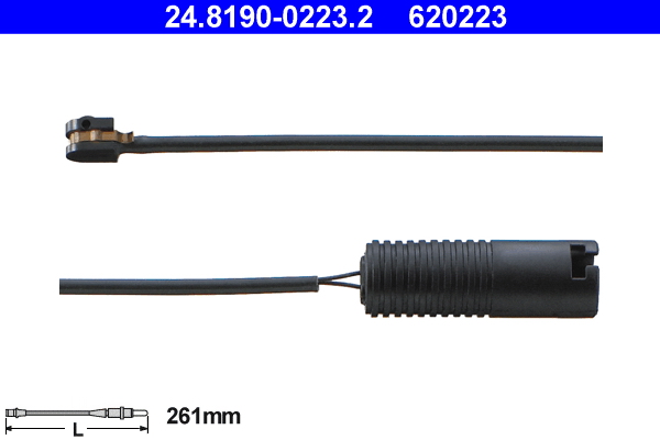 Senzor de avertizare,uzura placute de frana 24.8190-0223.2 ATE