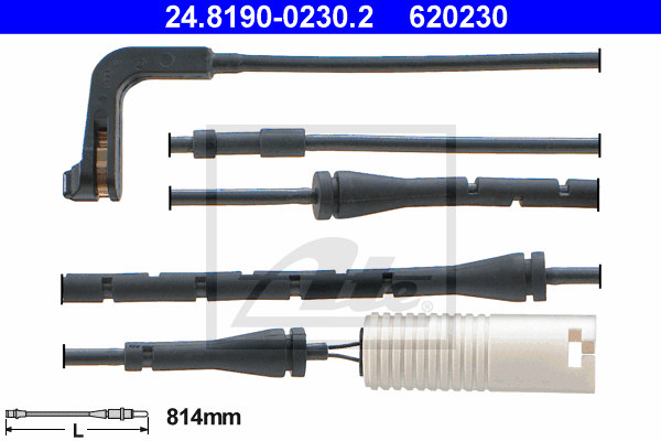 Senzor de avertizare,uzura placute de frana 24.8190-0230.2 ATE