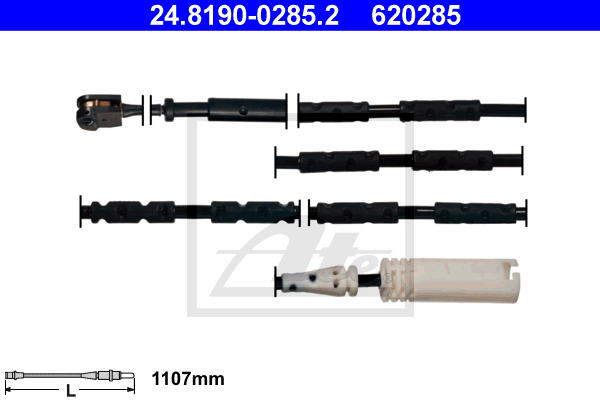 Senzor de avertizare,uzura placute de frana 24.8190-0285.2 ATE