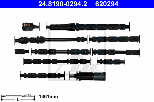 Senzor de avertizare,uzura placute de frana 24.8190-0294.2 ATE