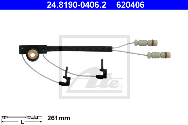 Senzor de avertizare,uzura placute de frana 24.8190-0406.2 ATE