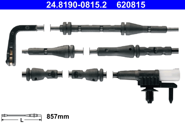 Senzor de avertizare,uzura placute de frana 24.8190-0815.2 ATE