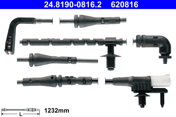 Senzor de avertizare,uzura placute de frana 24.8190-0816.2 ATE