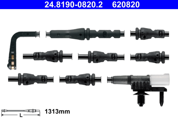 Senzor de avertizare,uzura placute de frana 24.8190-0820.2 ATE