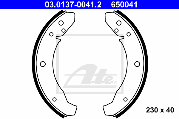 Set saboti frana 03.0137-0041.2 ATE