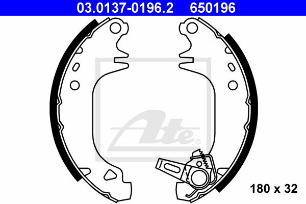 Set saboti frana 03.0137-0196.2 ATE