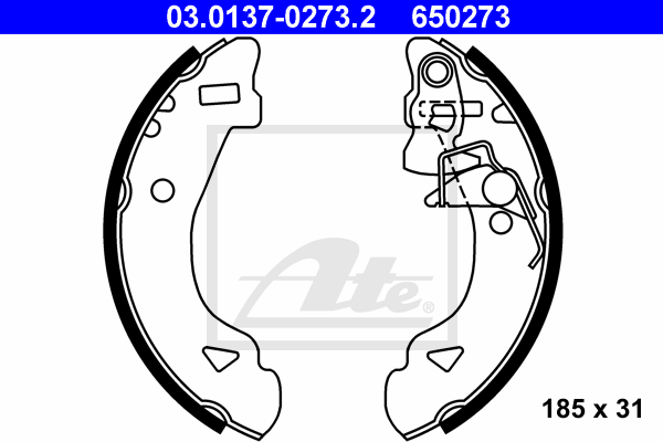 Set saboti frana 03.0137-0273.2 ATE