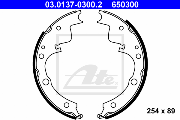 Set saboti frana 03.0137-0300.2 ATE