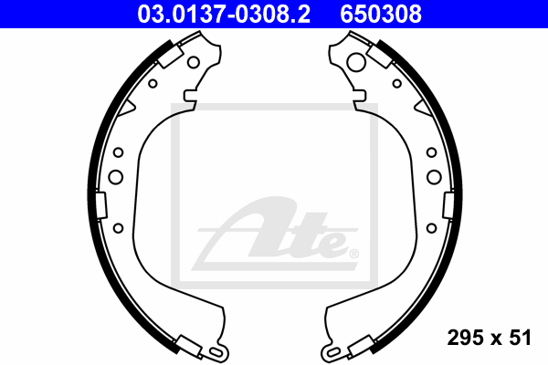 Set saboti frana 03.0137-0308.2 ATE