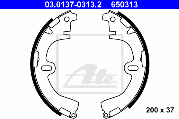 Set saboti frana 03.0137-0313.2 ATE