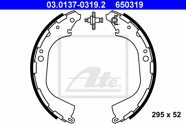 Set saboti frana 03.0137-0319.2 ATE