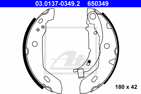 Set saboti frana 03.0137-0349.2 ATE