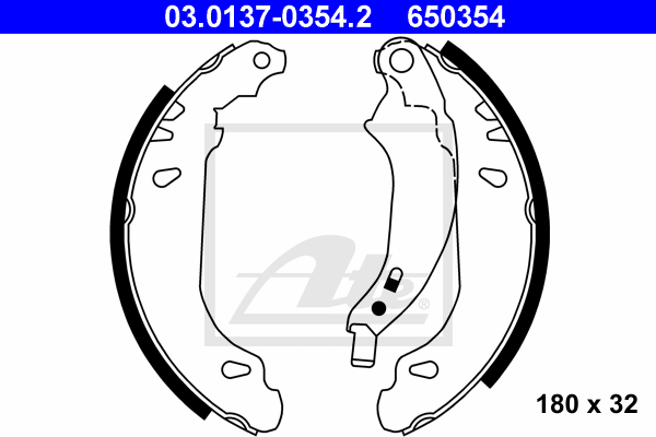 Set saboti frana 03.0137-0354.2 ATE