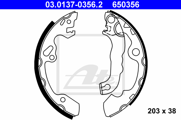 Set saboti frana 03.0137-0356.2 ATE